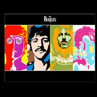 The Beatles pop art canvas