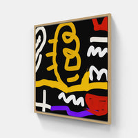 Basquiat art dreams-Canvas-artwall-20x20 cm-Wood-Artwall