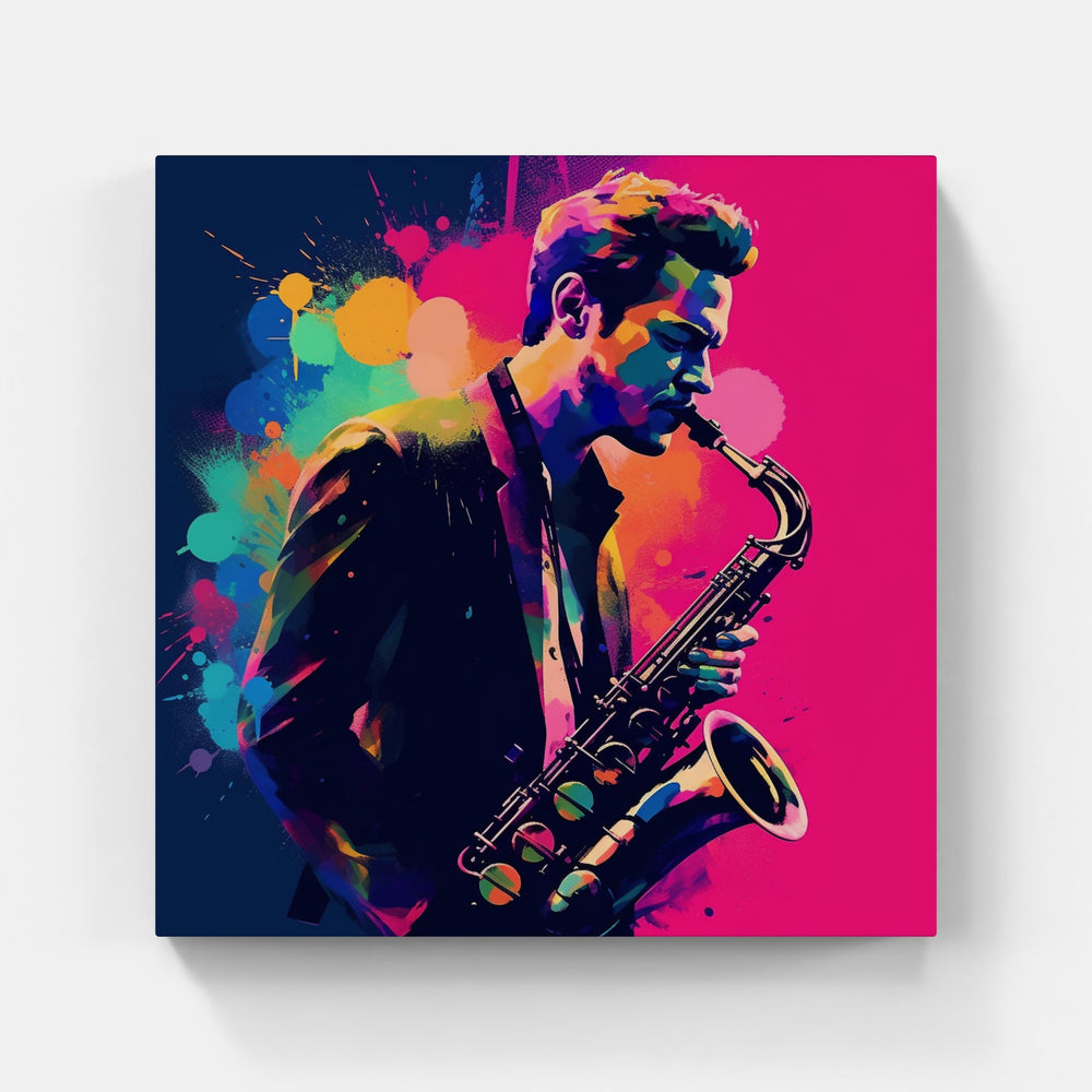 Enchanting Saxophone Melody-Canvas-artwall-Artwall