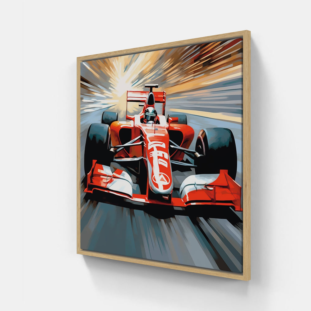 Raceway Rhapsody Formula 1-Canvas-artwall-Artwall
