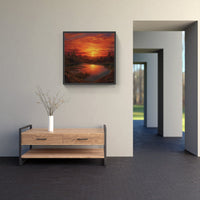 Sunset Solitude Canva-Canvas-artwall-Artwall