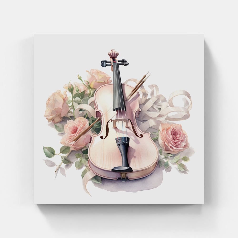 Captivating Violin Elegance-Canvas-artwall-Artwall