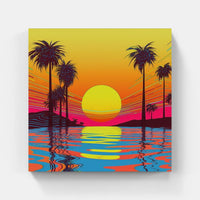 Majestic Sunset Scenery-Canvas-artwall-Artwall