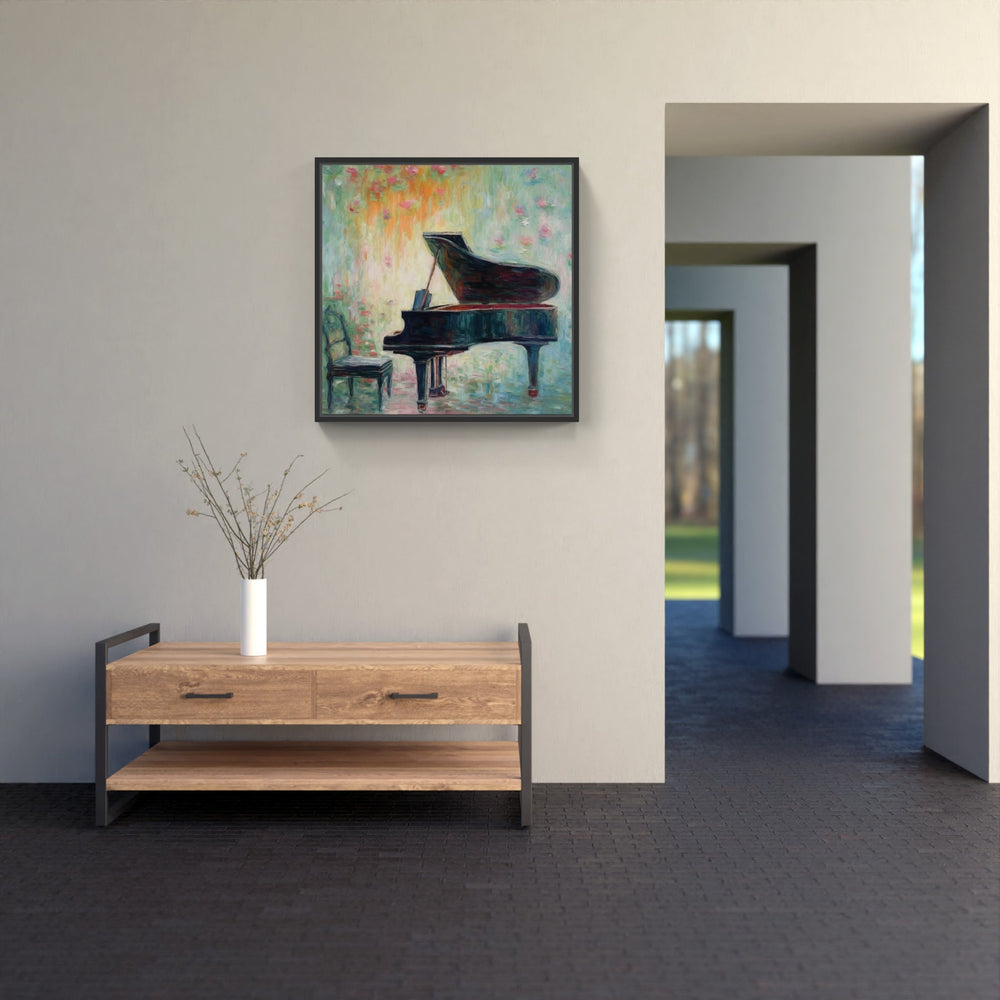 Whimsical Piano Imagery-Canvas-artwall-Artwall
