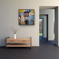 Captivating Basquiat Essence-Canvas-artwall-Artwall