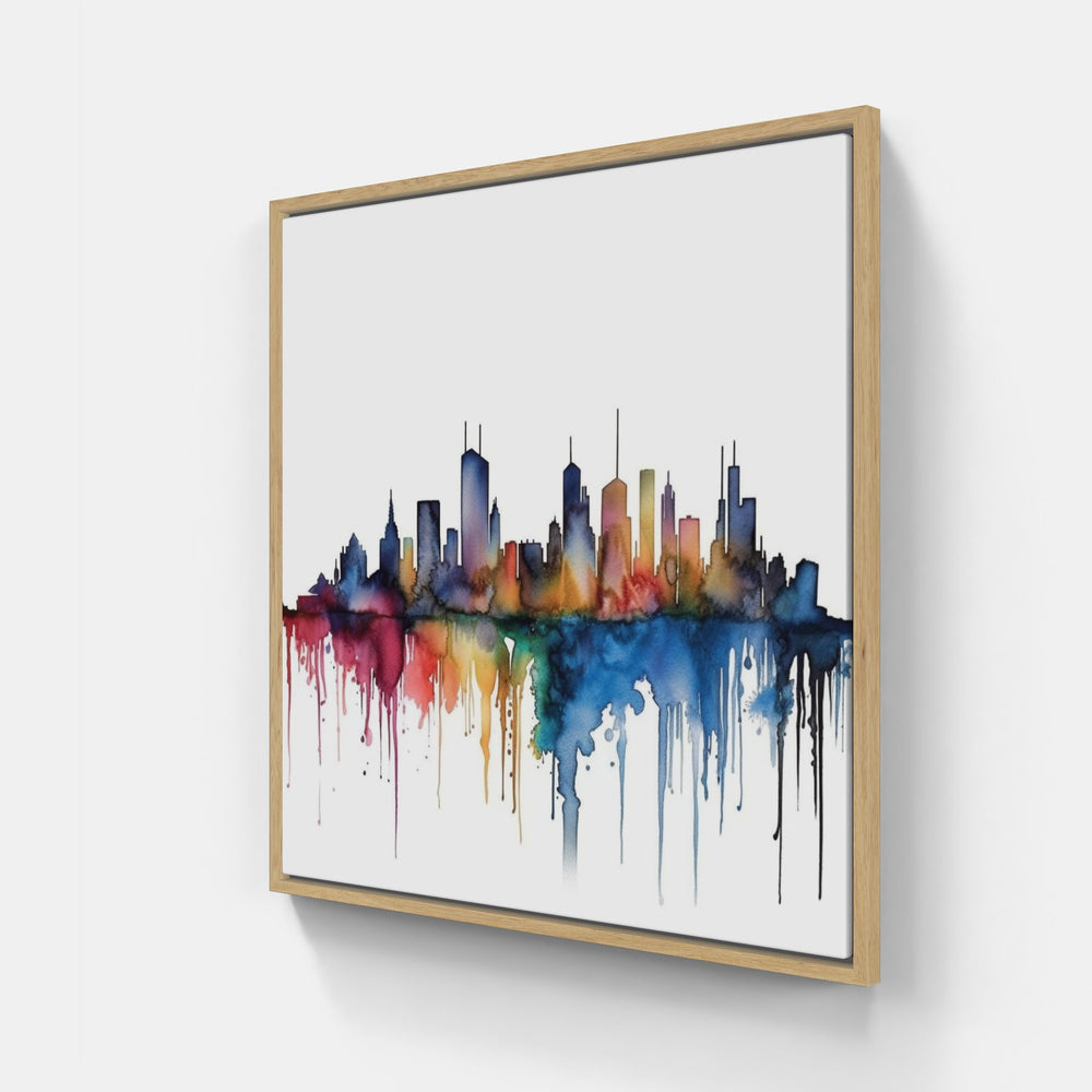 Enchanting Skyline Art-Canvas-artwall-Artwall