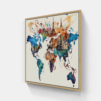 Harmonious World Horizons-Canvas-artwall-Artwall