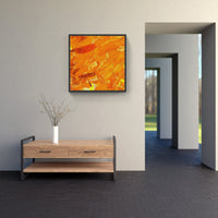 Orange sunsets radiate-Canvas-artwall-Artwall