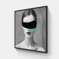 Collage of Dreamscapes-Canvas-artwall-20x20 cm-Black-Artwall