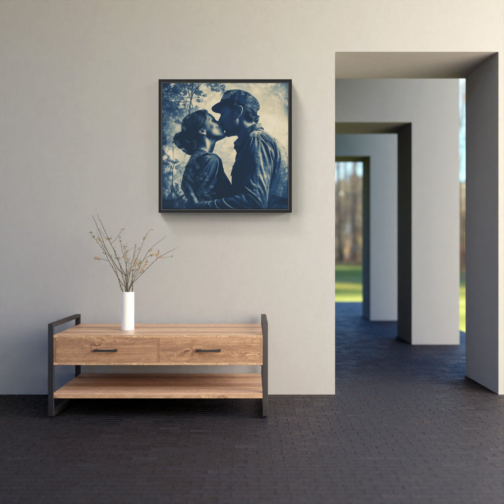 Captivating Cyanotype Impressions-Canvas-artwall-Artwall