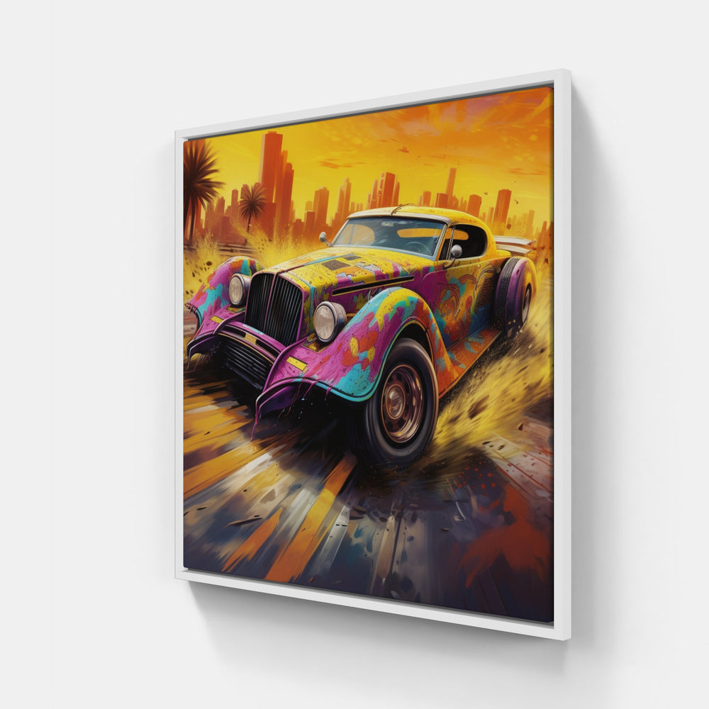 Car Enthusiast Art-Canvas-artwall-20x20 cm-White-Artwall