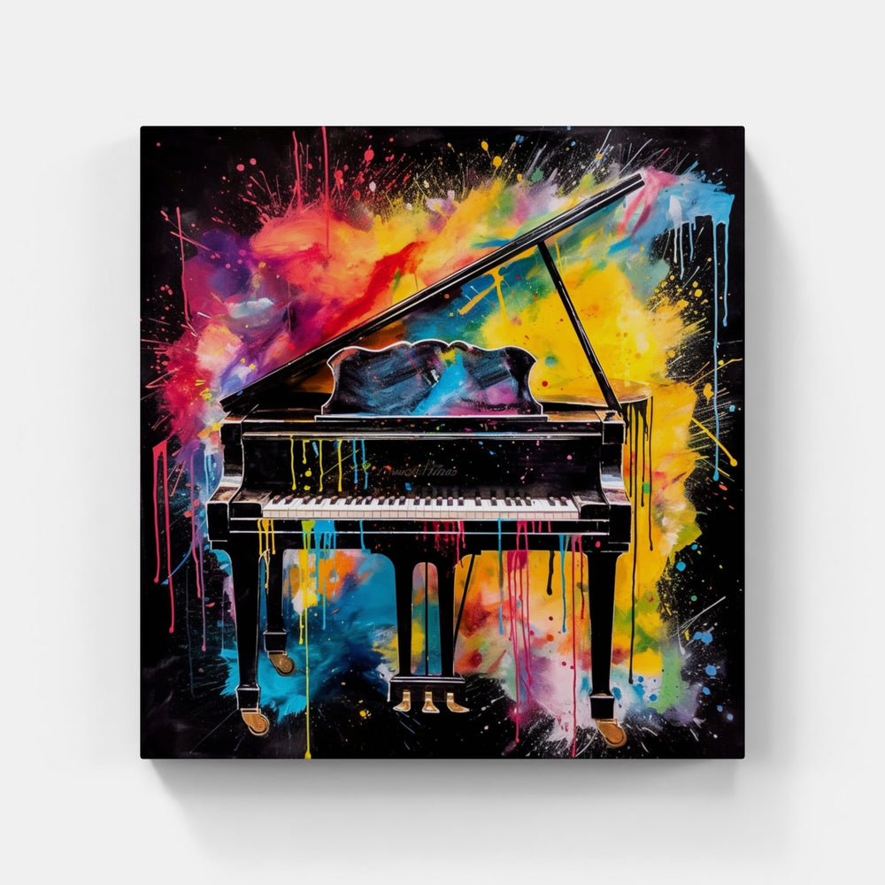 Mellow Piano Harmony-Canvas-artwall-Artwall