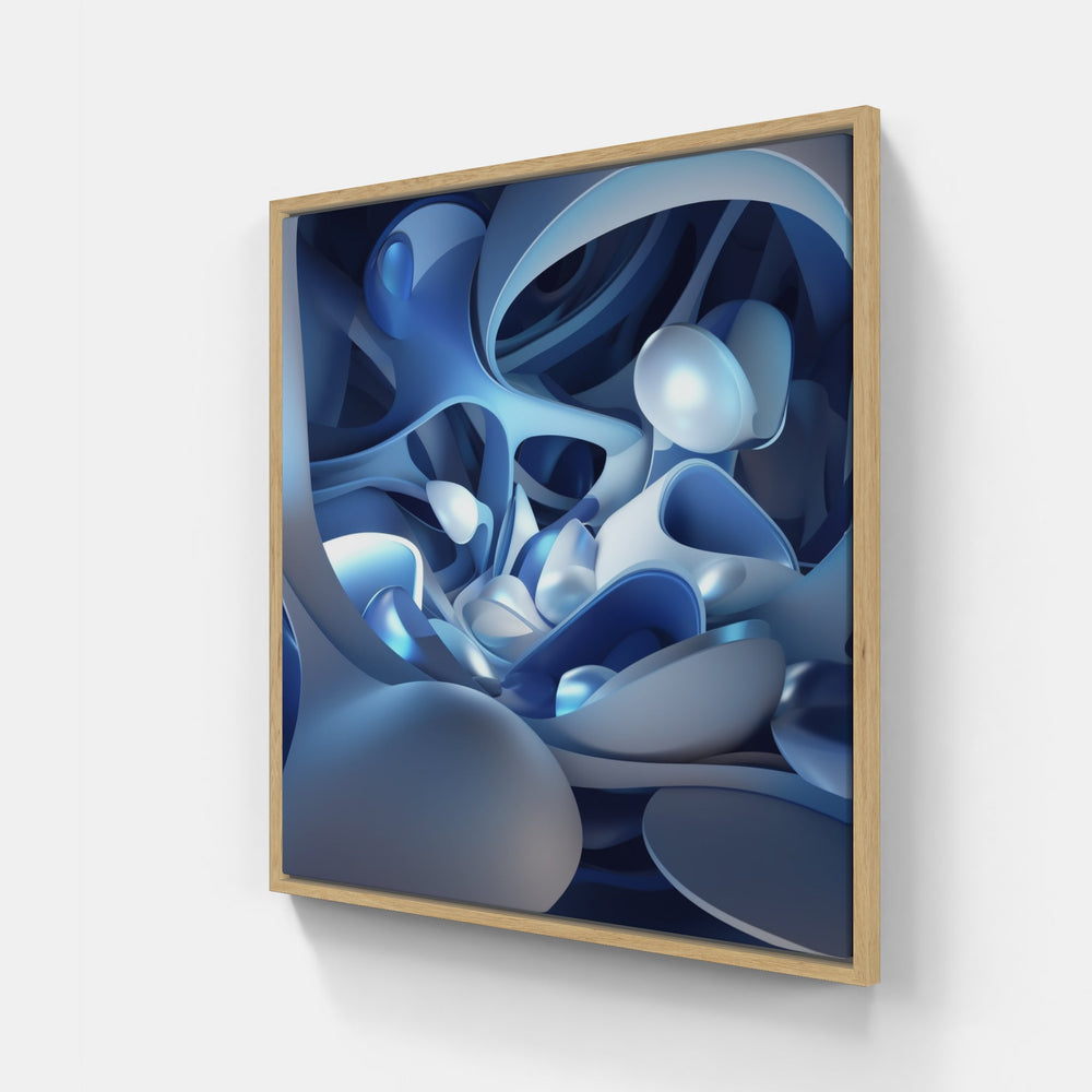 Prismatic Waves-Canvas-artwall-20x20 cm-Wood-Artwall