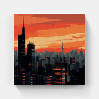 Metropolitan Skyline Beauty-Canvas-artwall-Artwall