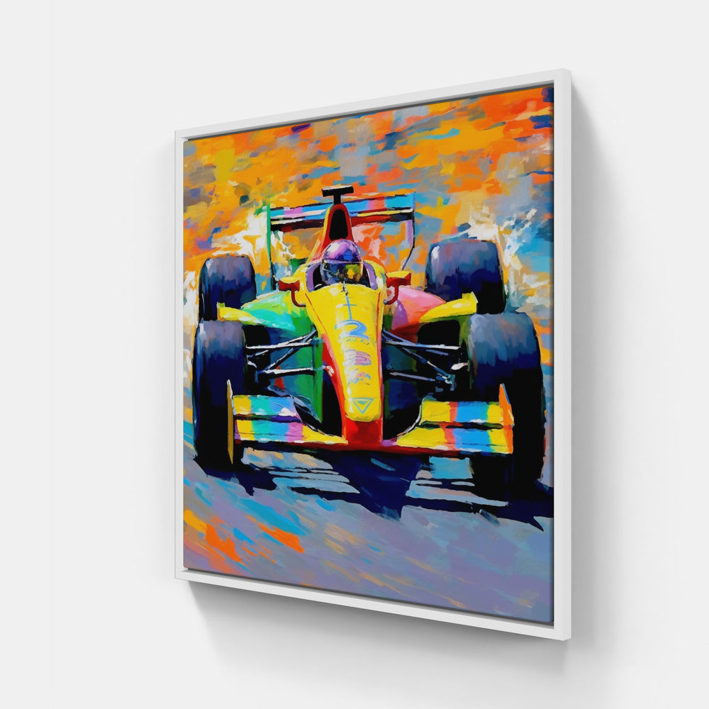 Dynamic Formula 1 Journey-Canvas-artwall-20x20 cm-White-Artwall