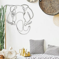 Elephant eco wall decoration