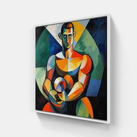 Picasso's Color Symphony-Canvas-artwall-20x20 cm-White-Artwall