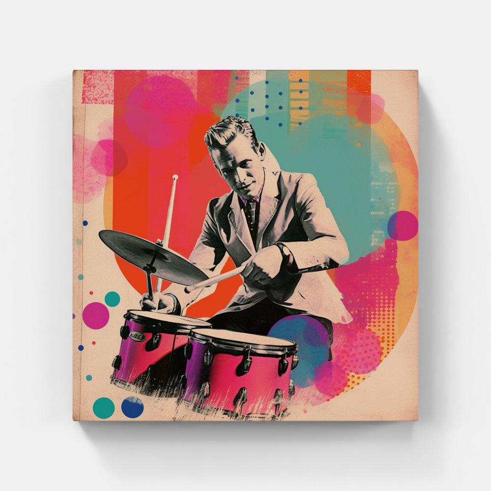 Melting Pot of Drums-Canvas-artwall-Artwall