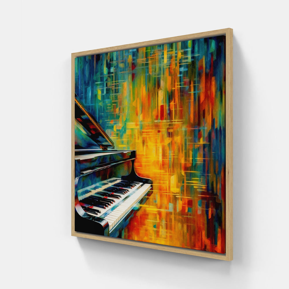 Melancholic Piano Melody-Canvas-artwall-Artwall