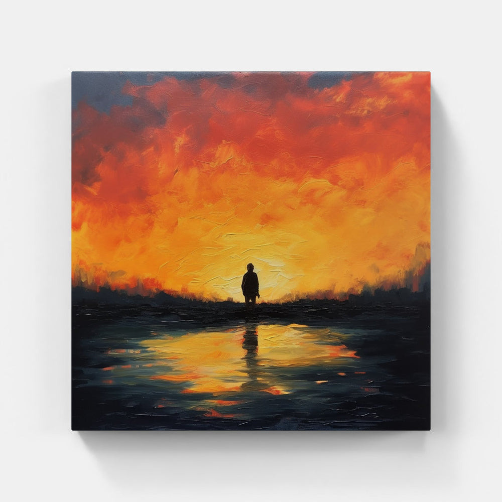 Sunset Serenade Canvas-Canvas-artwall-Artwall