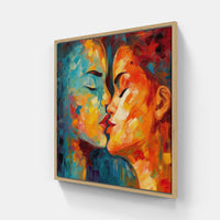 Blissful Passion Embrace Harmony-Canvas-artwall-Artwall