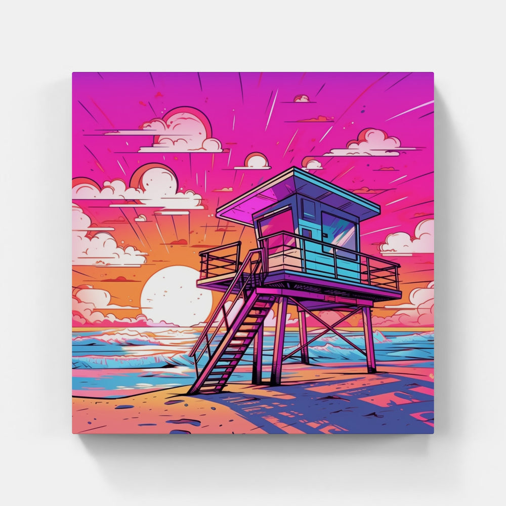 Seaside Picnic Breeze-Canvas-artwall-Artwall