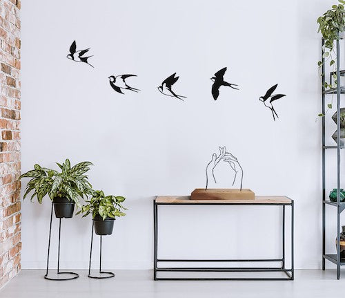 Design birds metal decoration