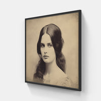 Captivating Daguerreotype Heritage-Canvas-artwall-20x20 cm-Black-Artwall