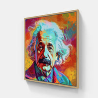 Albert Einstein-Canvas-artwall-Artwall