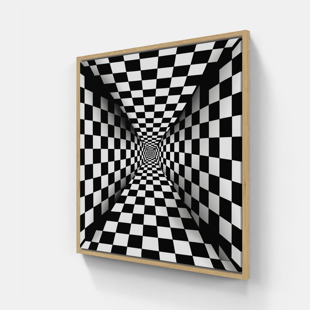 Mind-Bending Visual Wonders-Canvas-artwall-20x20 cm-Wood-Artwall