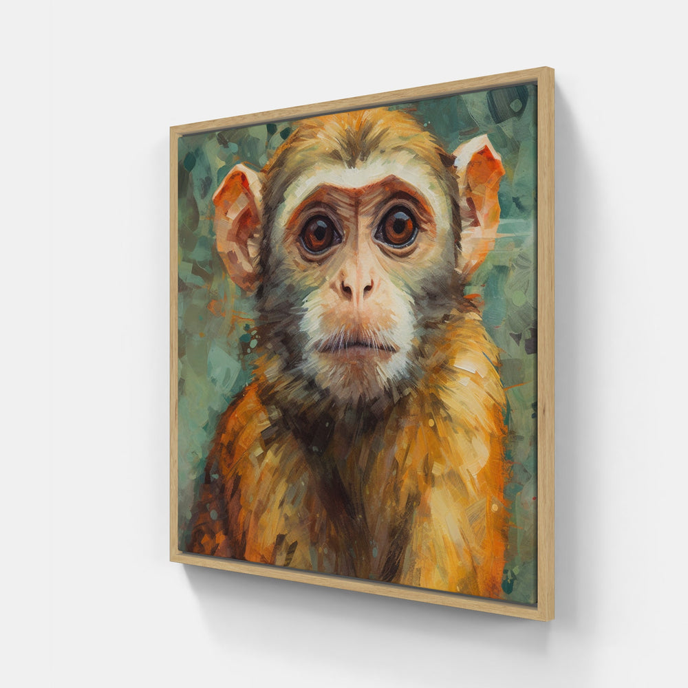 Curious Primate Art-Canvas-artwall-20x20 cm-White-Artwall