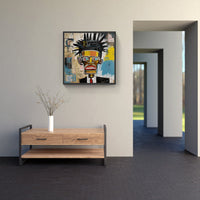 Basquiat's Iconic Symbols-Canvas-artwall-Artwall