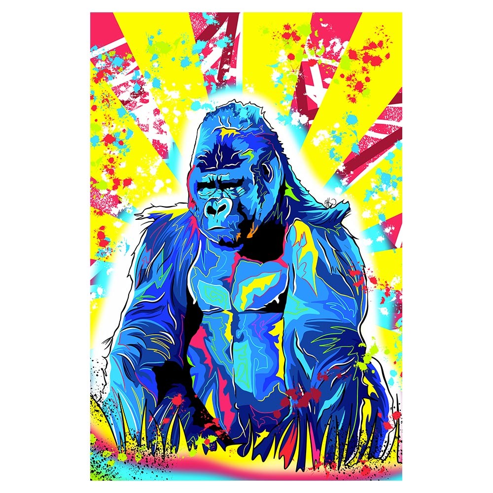 Tableau street art Gorilla