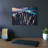 New-York, wow!- Tableau aluminium