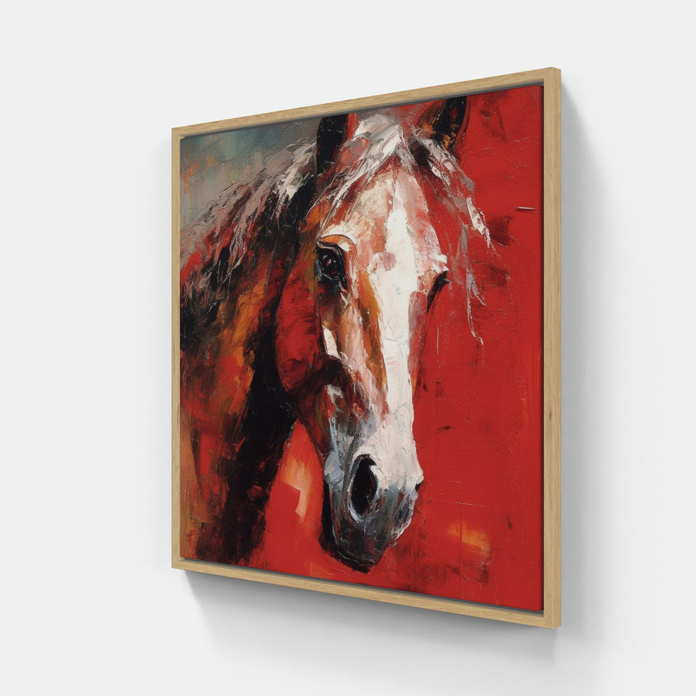 Stunning Horse Portrait-Canvas-artwall-Artwall