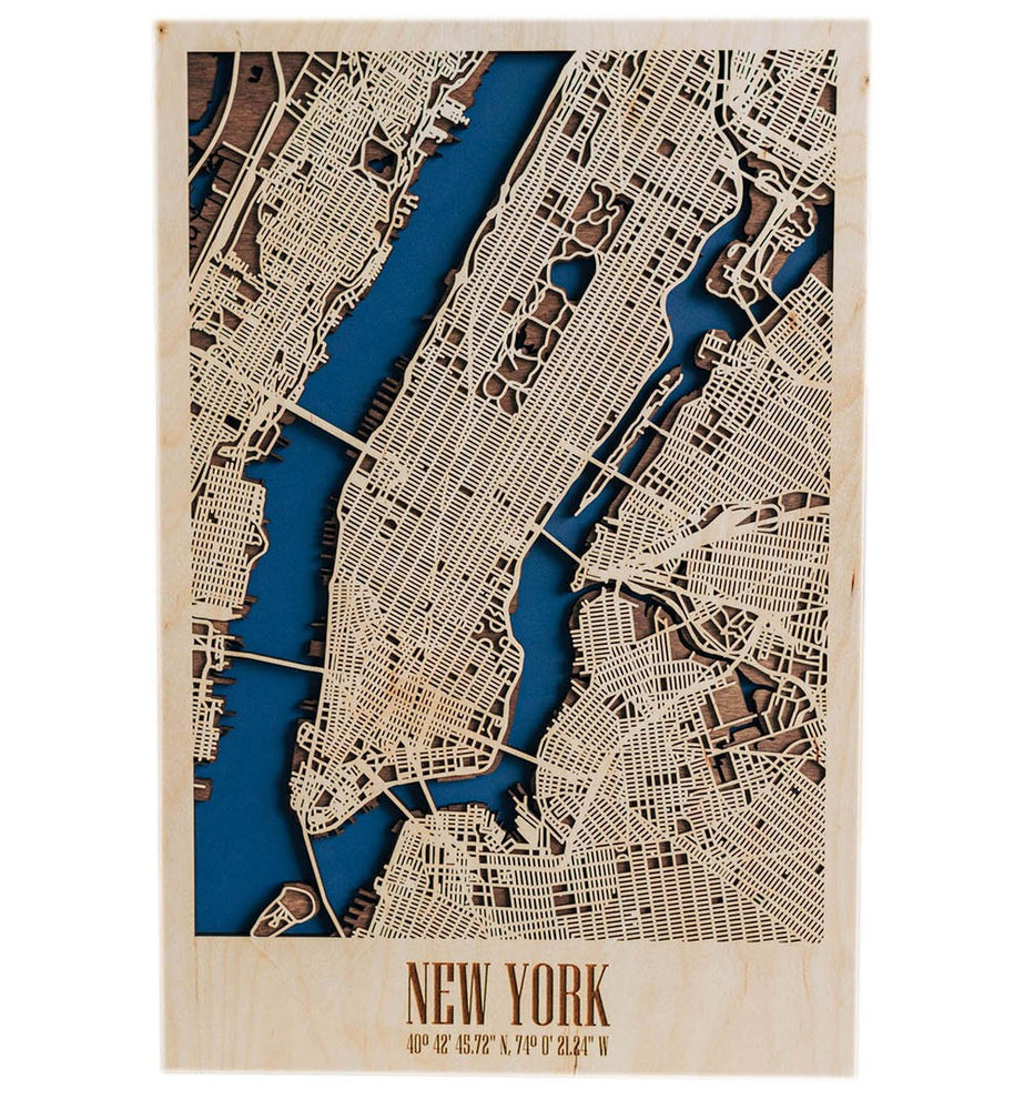 New York city maps decoration