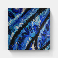 Blues on time fade-Canvas-artwall-Artwall