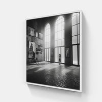 Timeless B&W Aesthetics-Canvas-artwall-40x40 cm-White-Artwall