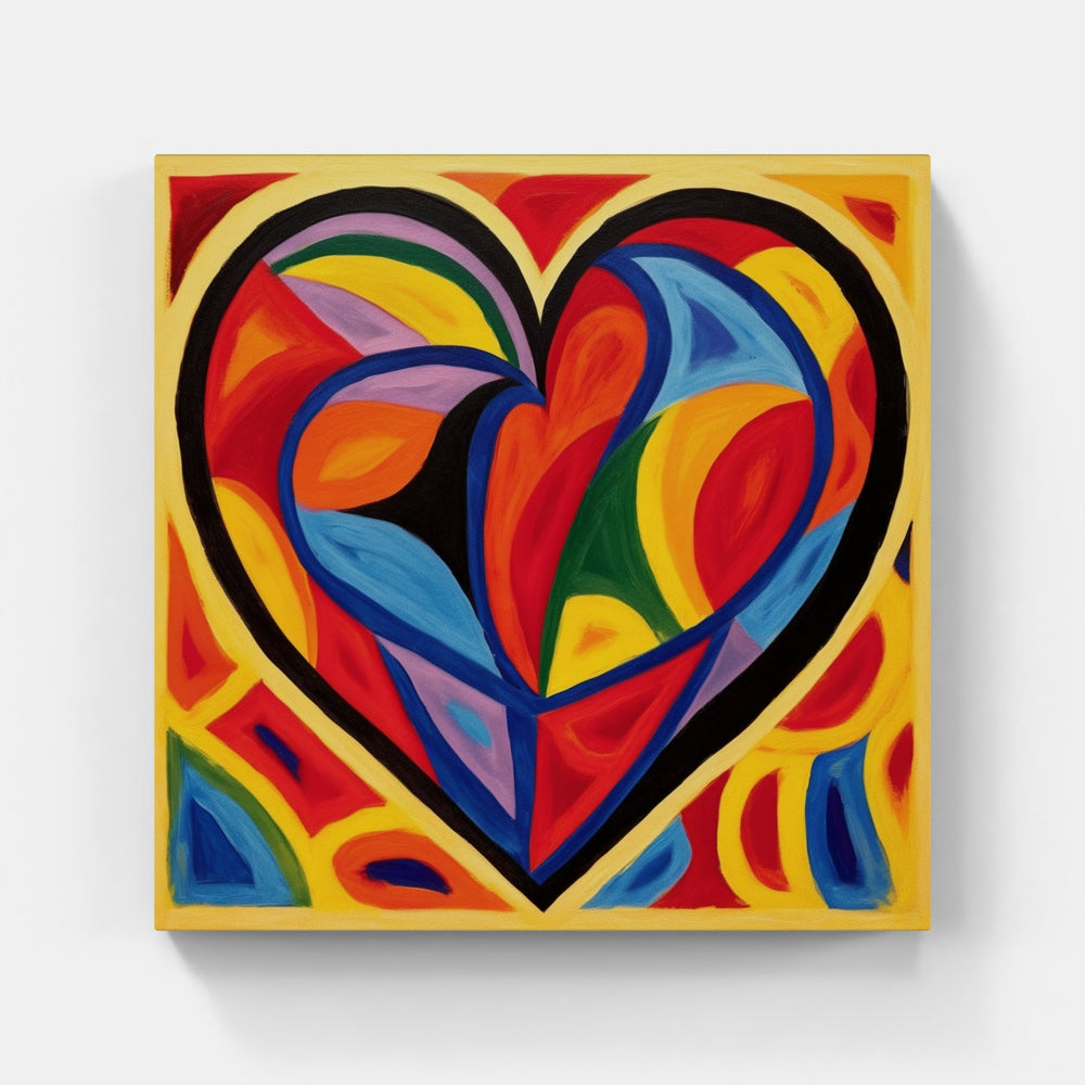 Heart's Eternal Embrace-Canvas-artwall-Artwall