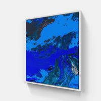 Blue sky dreams-Canvas-artwall-20x20 cm-White-Artwall
