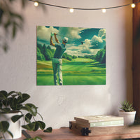 Golf Sauve Survoler- Tableau aluminium