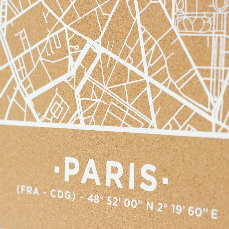 Paris cork city maps