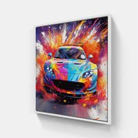 Motorized Marvels-Canvas-artwall-20x20 cm-White-Artwall