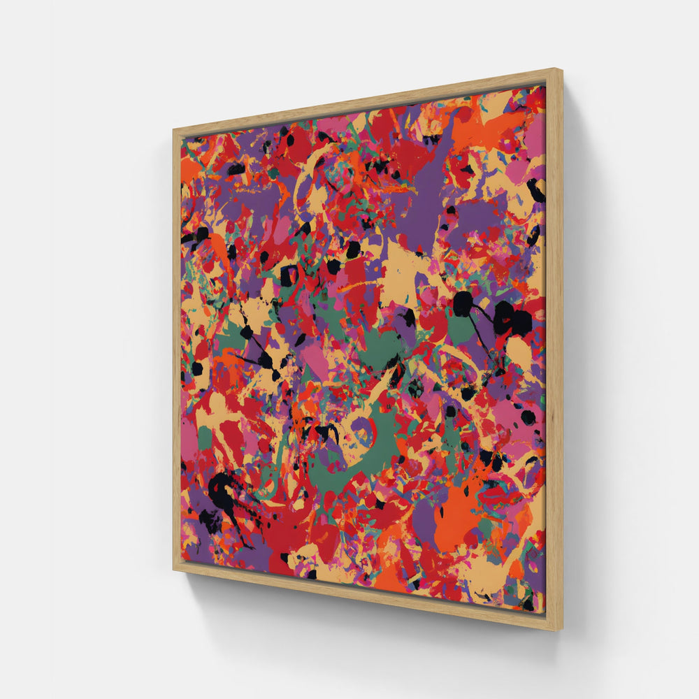 Pollock drip paint-Canvas-artwall-20x20 cm-Wood-Artwall