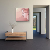 Pink Time Flies-Canvas-artwall-Artwall