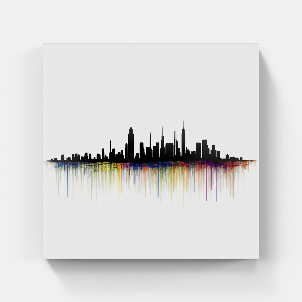 Urban Skyline Splendor-Canvas-artwall-Artwall