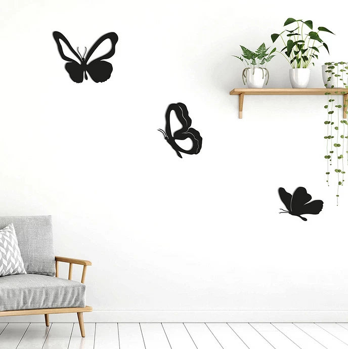 Butterflies metal decoration