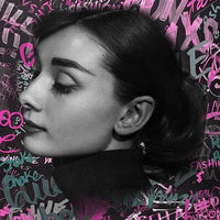 Tableau contemporain Audrey Hepburn
