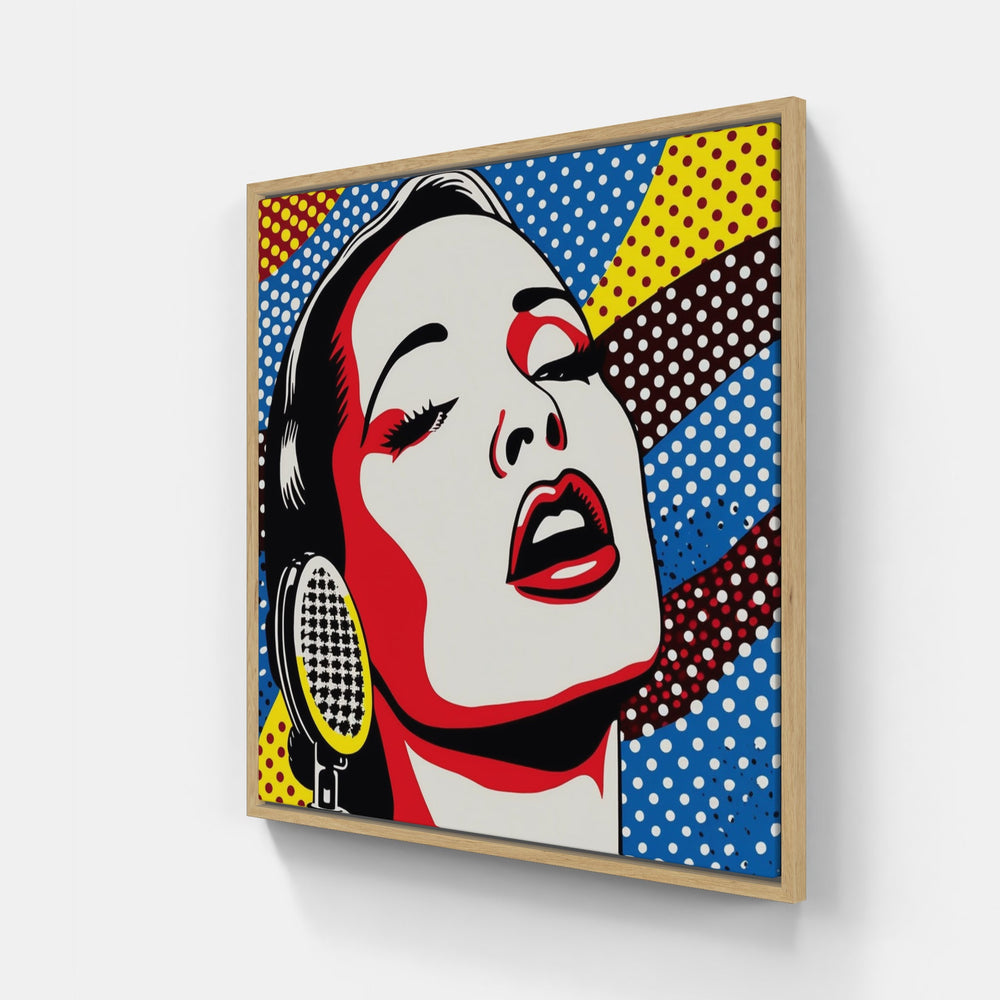 Passionate Singer Rhapsody-Canvas-artwall-Artwall