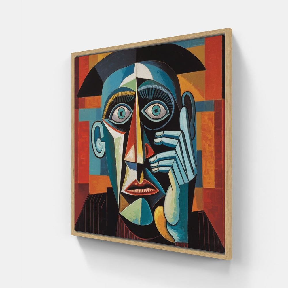 Picasso's Geometric Abstractions-Canvas-artwall-20x20 cm-Wood-Artwall